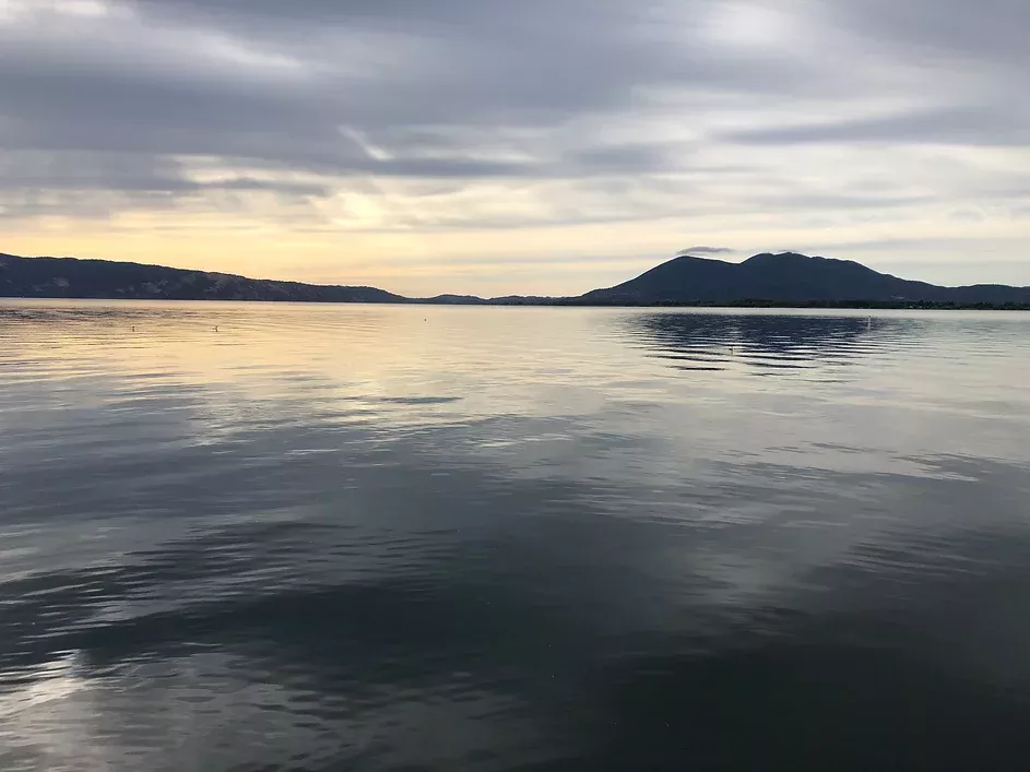 Clear Lake before sunset