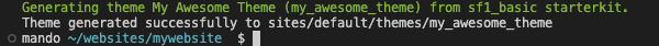 sample subtheme generated