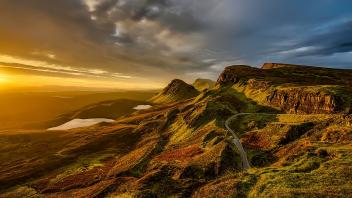 Scotland at sunset
