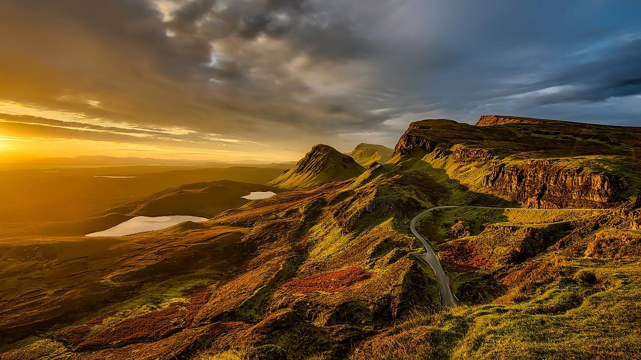 Scotland at sunset