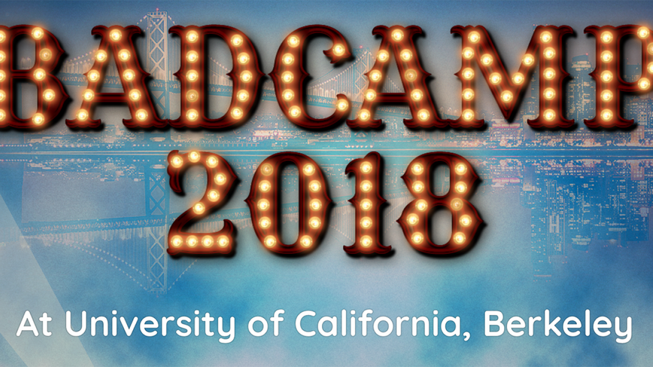 BADCamp 2018 logo