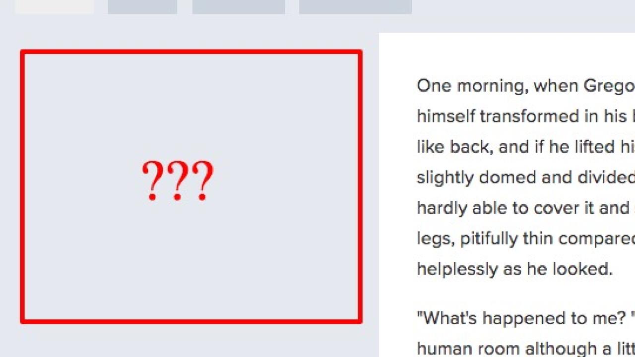 A screenshot of a page experiencing a blank open space to the left of the main content to illustrate the phantom hold described in the blog.
