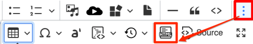 Insert HTML icon location